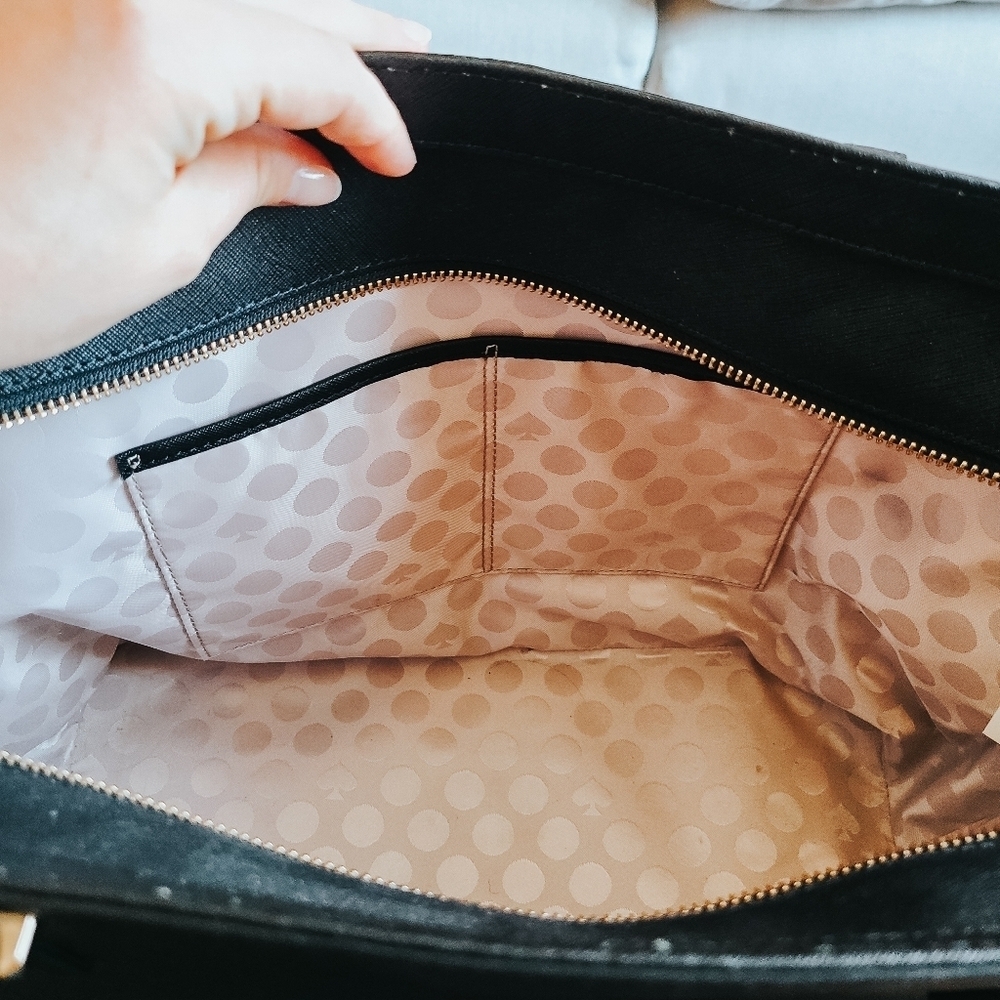 Kate Spade Cedar Street Harmony Black Leather Tote - Picture 12 of 12